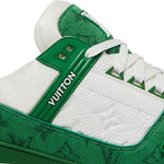 Louis Vuitton Trainer 'Green Monogram Denim'