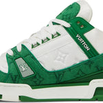 Louis Vuitton Trainer 'Green Monogram Denim'