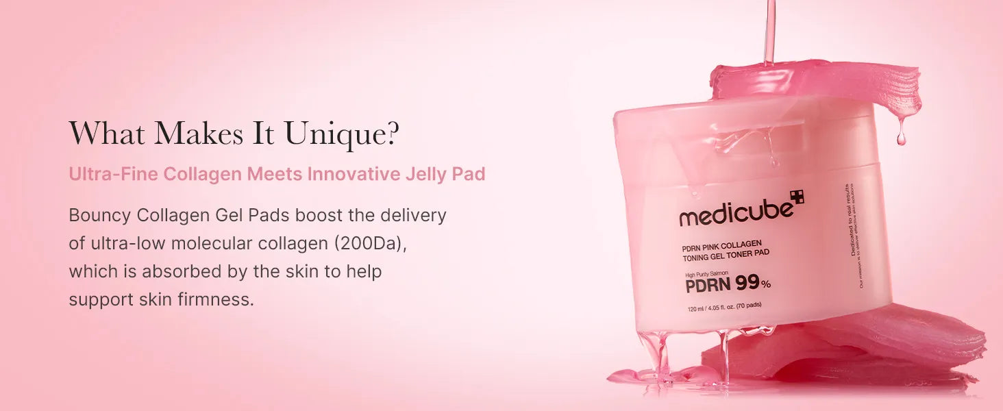 MEDICUBE-PDRN PINK TONING GEL TONER PAD