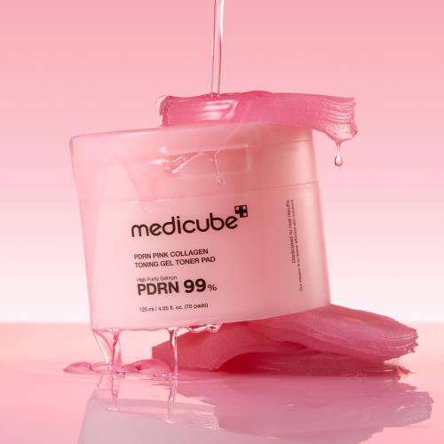 MEDICUBE-PDRN PINK TONING GEL TONER PAD